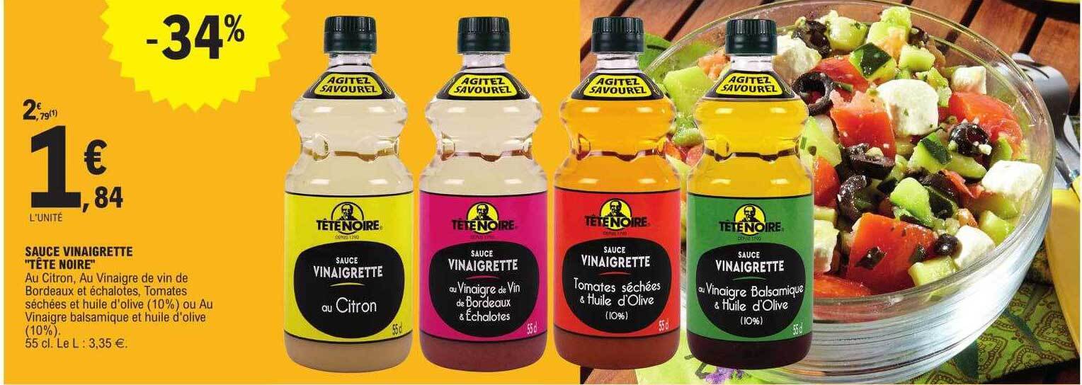Promo Sauce vinaigrette chez E.Leclerc