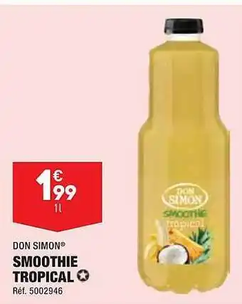 ALDI Smoothie tropical don simon offre