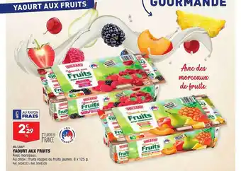 ALDI Yaourt aux fruits milsani offre