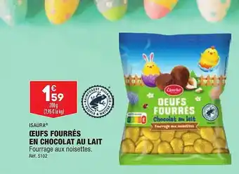 ALDI Œufs fourrés en chocolat au lait isaura offre