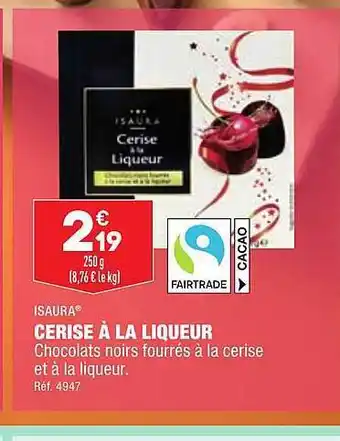 ALDI Cerise à la liqueur isaura offre