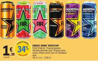 E.Leclerc Energy drink offre