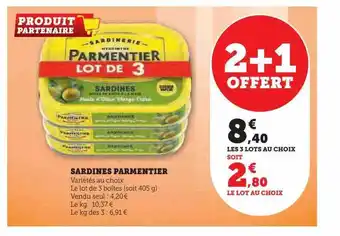 Hyper U Sardines parmentier offre