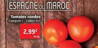 Colruyt Tomates rondes offre