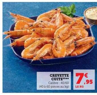 Hyper U Crevette cuite offre