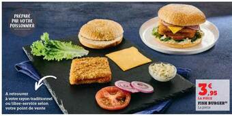 Hyper U Fish burger offre