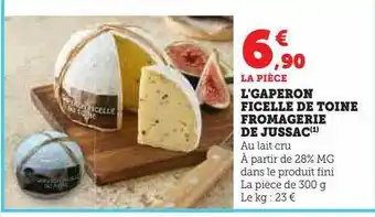 L'gaperon ficelle de toine fromagerie de jussac