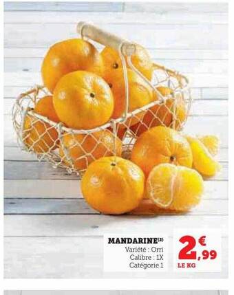 Hyper U Mandarine offre