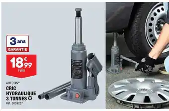 ALDI Cric hydraulique 3 tonnes auto xs offre