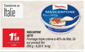 Netto Mascarpone netto offre