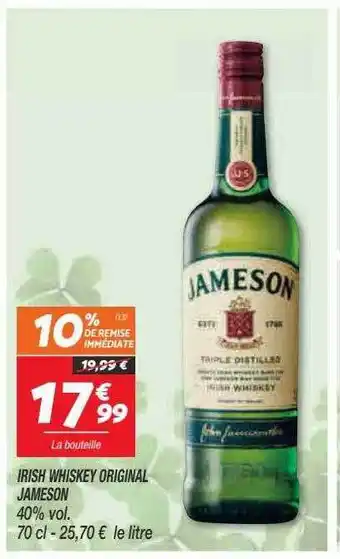 Netto Irish whiskey original jameson offre