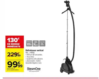 Défroisseur vertical steam one