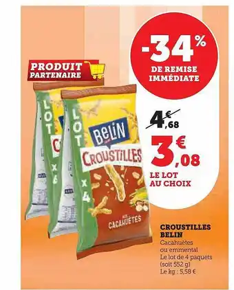 U Express Croustilles belin offre