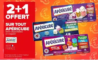 Carrefour Apéricube offre