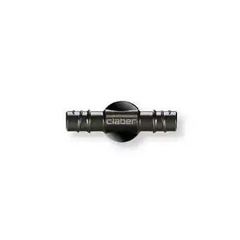 Lot de 20 jonctions cannelées pour tuyaux Þ 13-16 mm noir