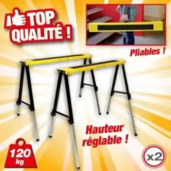 Tréteaux pliables et à ...