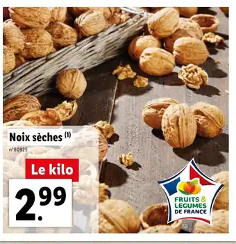 Lidl Noix Sèches offre