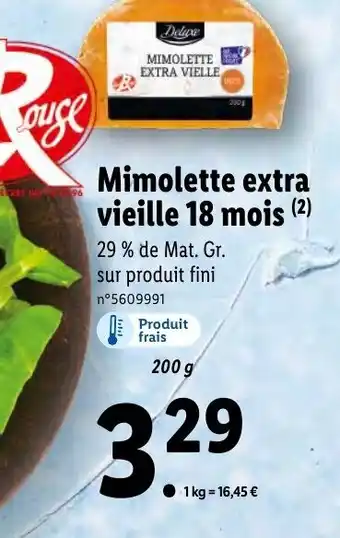 Mimolette Extra Vieille 18 Mois