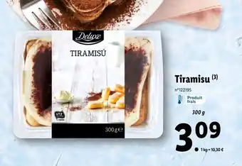 Lidl Tiramisu offre