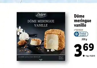 Dôme Meringue Vanille