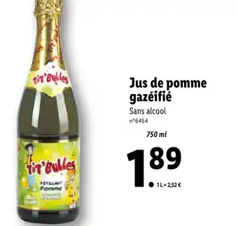 Lidl Jus de Pomme Gazéifié offre