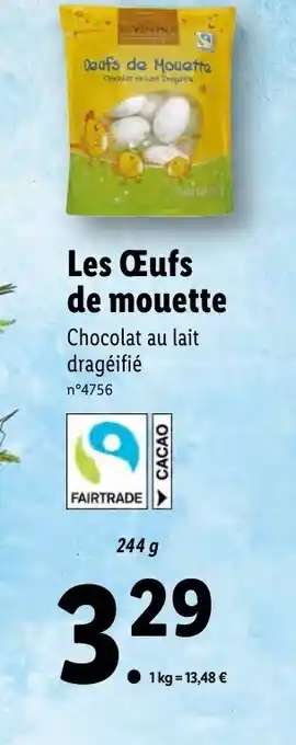 Lidl Les Œufs de Mouette offre