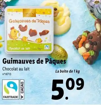 Lidl Guimauves de Pâques offre