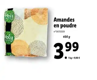 Lidl Amandes en Poudre offre