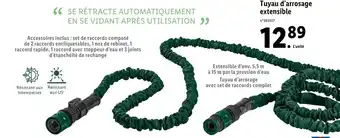 Lidl Tuyau D'Arrosage Extensible offre