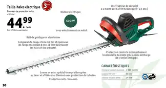 Lidl Taille-Haie électrique offre