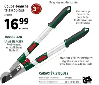 Lidl Coupe-Branche Télescopique offre
