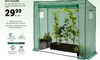 Lidl Serre de Jardin offre