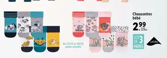 Lidl Chaussettes Bébé offre