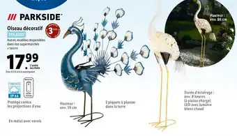 Lidl Oiseau Décoratif offre