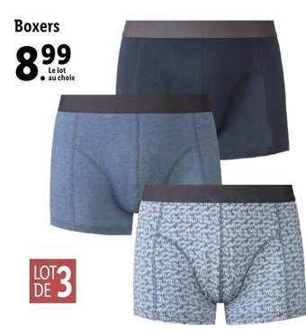 Lidl Boxers offre