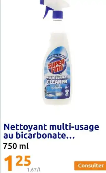 Action Nettoyant Multi-Usage au Bicarbonate offre