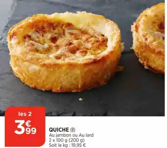 Bi1 Quiche offre