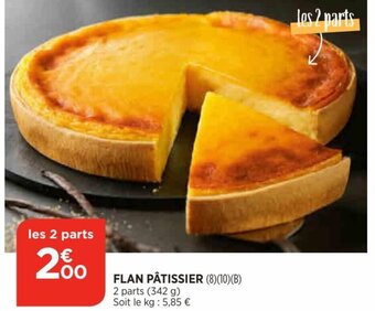 Bi1 Flan Pâtissier offre