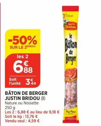 Bi1 Bâton De Berger Justin Bridou offre