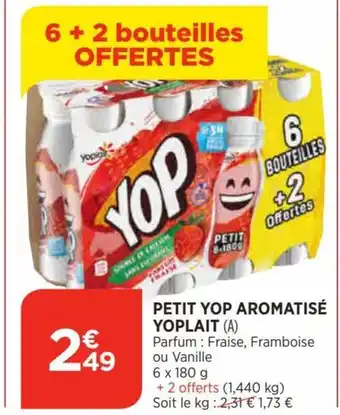 Bi1 Petit Yop Aromatisé Yoplait offre