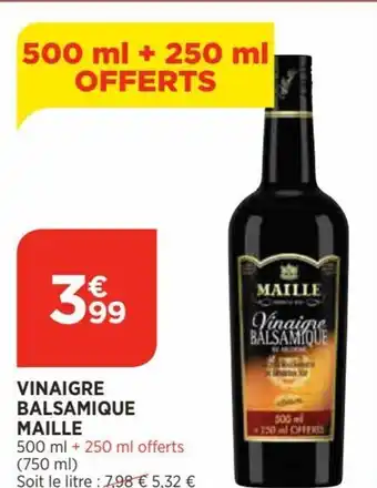 Bi1 Vinaigre Balsamique Maile offre