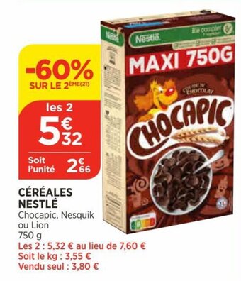 Bi1 Cèrèales Nestlè offre