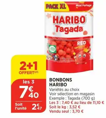 Bi1 Bonbons Haribo offre