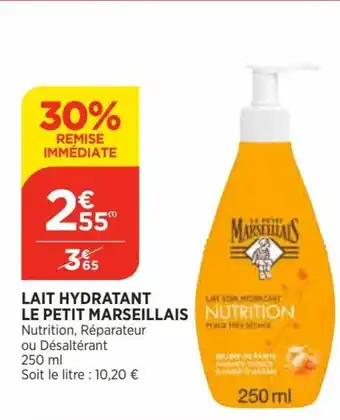 Bi1 Lait Hydratant Le Petit Marseillasis offre