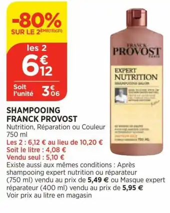 Bi1 Shampooing Franck Provost offre