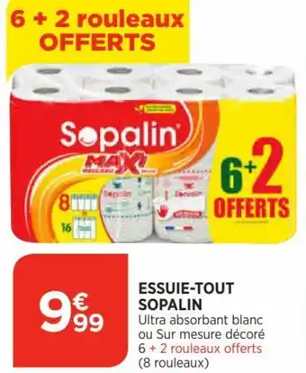 Bi1 Essuie-Tout Sopalin offre