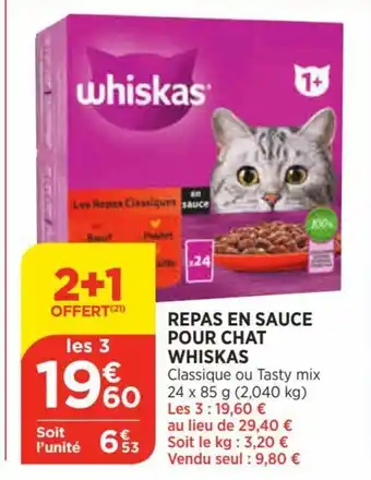Repas En Sauces Pour Chat Whiskas