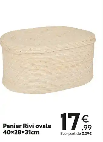 Panier Rivi Ovale 40x28x31cm