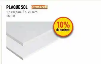 Plaque sol fermacell