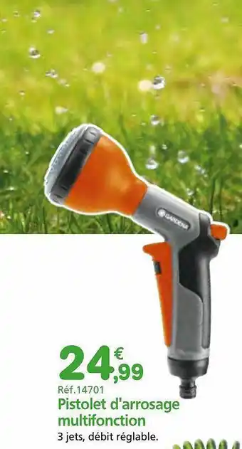 Provence Outillage Pistolet d'arrosage multifonction offre